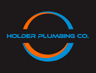 Holder Plumbing Co. logo design by Greenlight