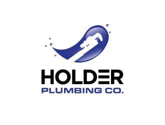 Holder Plumbing Co. logo design by PRN123