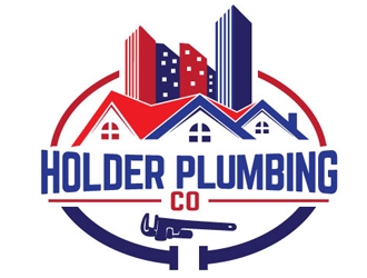 Holder Plumbing Co. logo design by logoguy