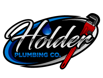Holder Plumbing Co. logo design by THOR_