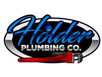 Holder Plumbing Co. logo design by THOR_