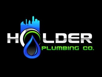 Holder Plumbing Co. logo design by Suvendu