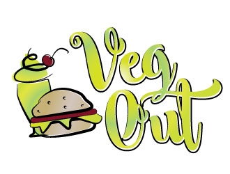 Veg Out  logo design by designstarla