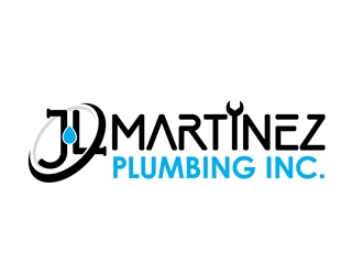 JL MARTINEZ PLUMBING INC. logo design by DreamLogoDesign