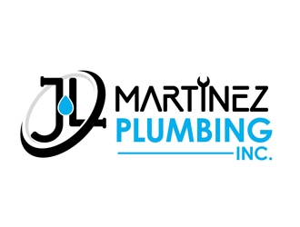 JL MARTINEZ PLUMBING INC. logo design by DreamLogoDesign