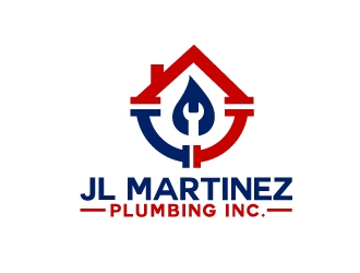 JL MARTINEZ PLUMBING INC. logo design by jenyl