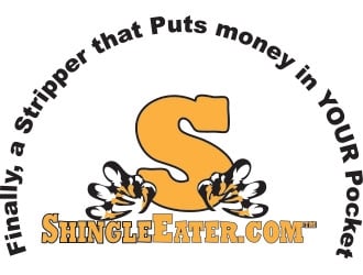 Shingle Eater Inc logo design by not2shabby