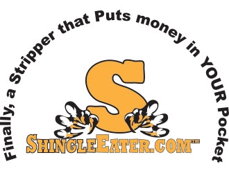 Shingle Eater Inc logo design by not2shabby