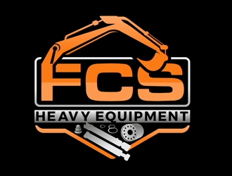 FCS Heavy Equipment logo design by DreamLogoDesign