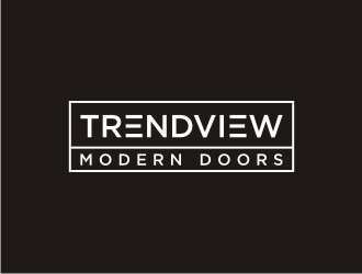 TrendView Modern Doors logo design by Adundas