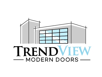 TrendView Modern Doors logo design by moomoo