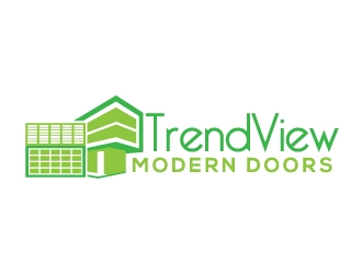 TrendView Modern Doors logo design by Bunny_designs