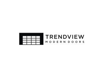 TrendView Modern Doors logo design by Franky.