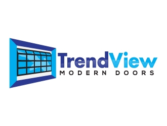 TrendView Modern Doors logo design by Bunny_designs