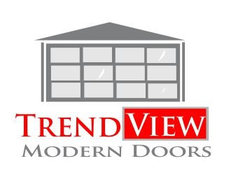 TrendView Modern Doors logo design by ElonStark