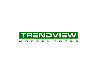 TrendView Modern Doors logo design by ammad
