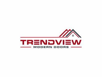 TrendView Modern Doors logo design by ammad