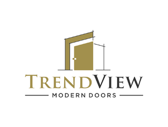 TrendView Modern Doors logo design by ndaru