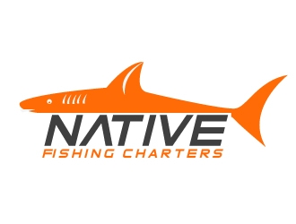   Native fishing charters  logo design by shravya