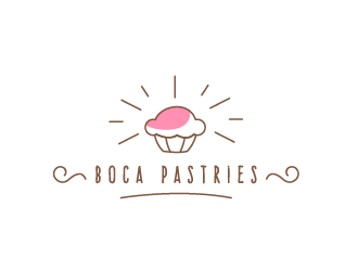 Boca Pastries logo design by JoeShepherd