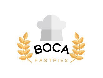 Boca Pastries logo design by JoeShepherd