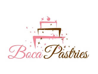 Boca Pastries logo design by ElonStark