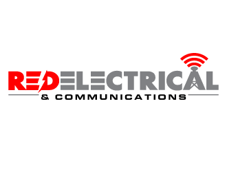 Red Electrical & Communications logo design by PRN123