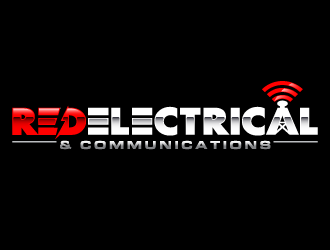 Red Electrical & Communications logo design by PRN123