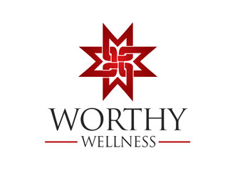 Worthy Wellness logo design by kunejo