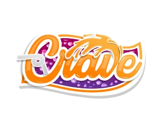 CRAVE logo design by MarkindDesign