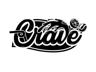 CRAVE logo design by MarkindDesign