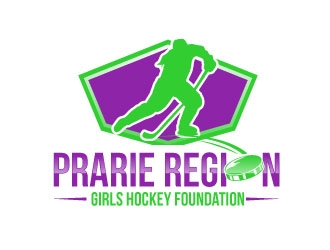 Prarie Region Girls Hockey Foundation logo design by uttam