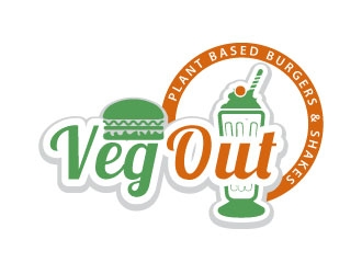Veg Out  logo design by uttam