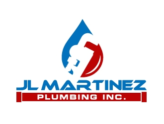 JL MARTINEZ PLUMBING INC. logo design by ElonStark