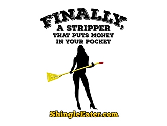 Shingle Eater Inc logo design by SteveQ