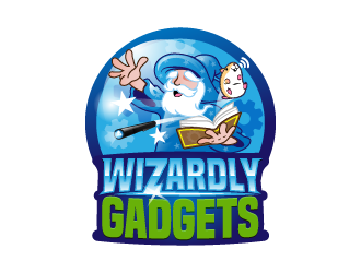 Wizardly Gadgets logo design by reight