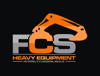 FCS Heavy Equipment logo design by Mahrein