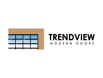 TrendView Modern Doors logo design by Erasedink