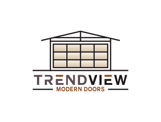 TrendView Modern Doors logo design by Thoks