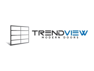 TrendView Modern Doors logo design by emberdezign