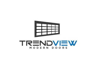 TrendView Modern Doors logo design by emberdezign