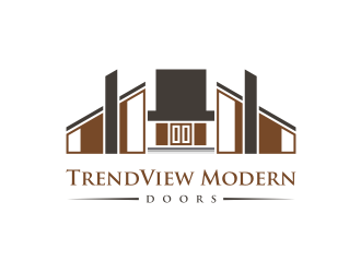 TrendView Modern Doors logo design by enilno