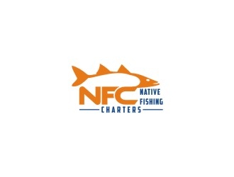   Native fishing charters  logo design by bricton