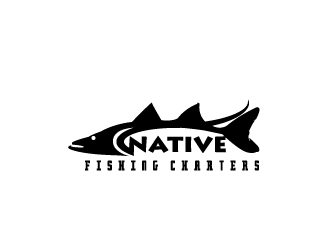   Native fishing charters  logo design by samuraiXcreations