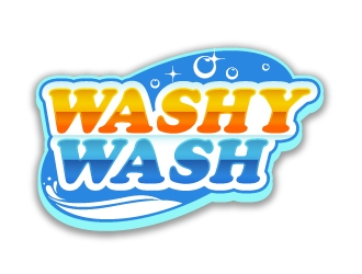 Washy wash logo design by nexgen