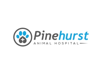 Pinehurst Animal Hospital logo design by JackPayne