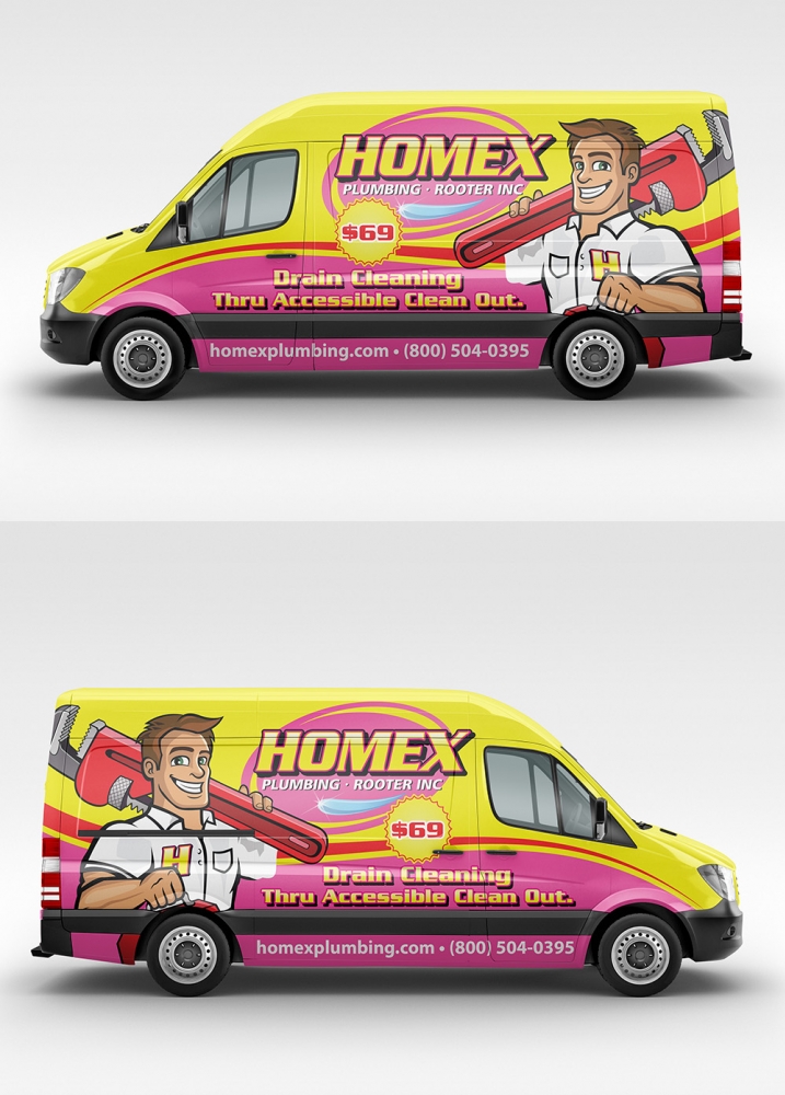 Homex pluming · rooter inc logo design by mattlyn