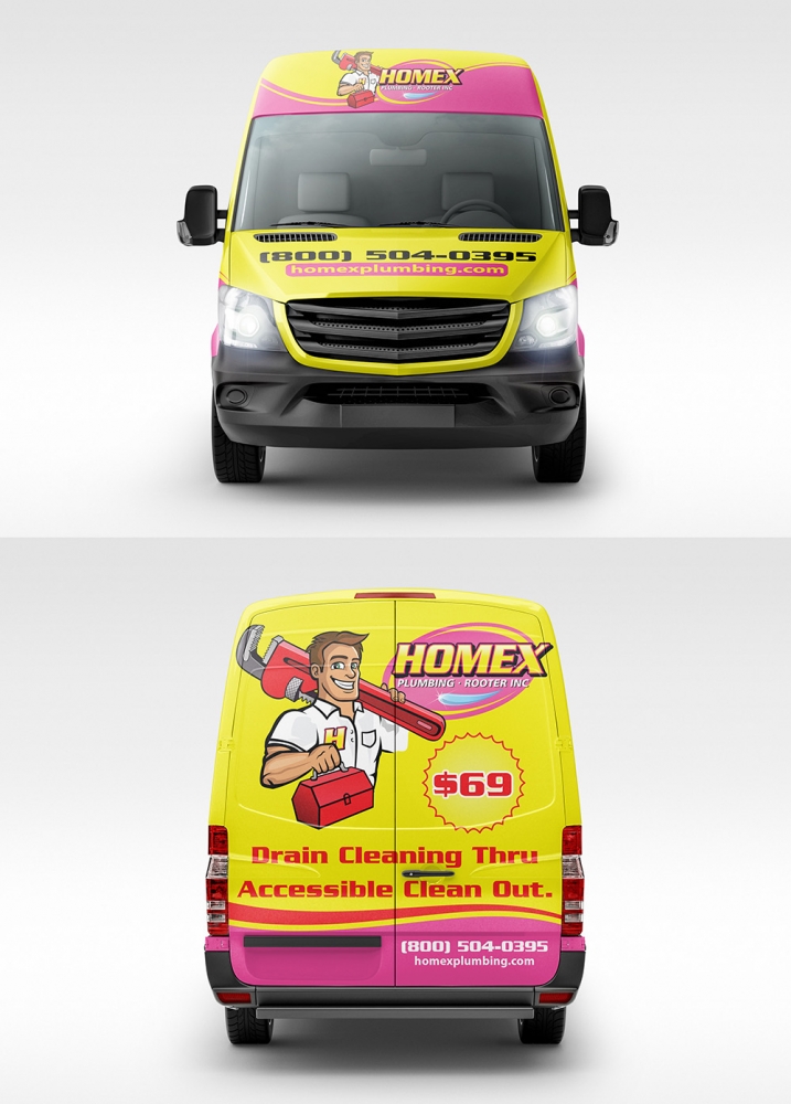 Homex pluming · rooter inc logo design by mattlyn