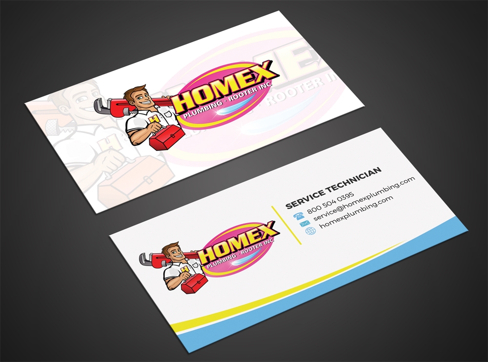 Homex pluming · rooter inc logo design by aamir