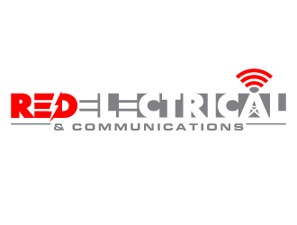 Red Electrical & Communications logo design by PRN123